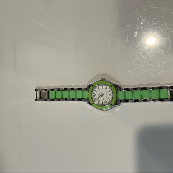 Anne Klein Green and Silver Women´s Watch